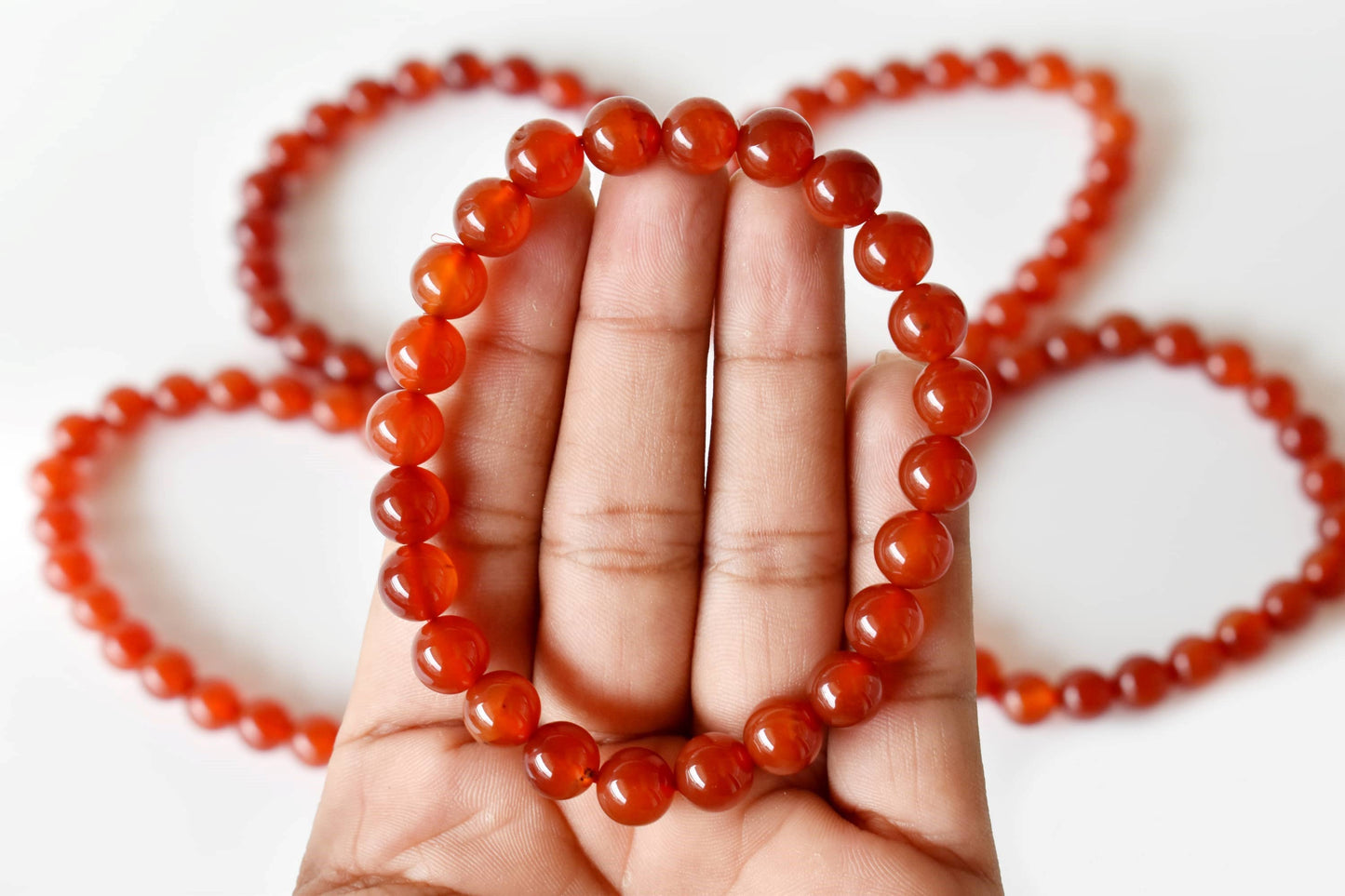 Red Onyx Bracelet Gemstone Bracelet