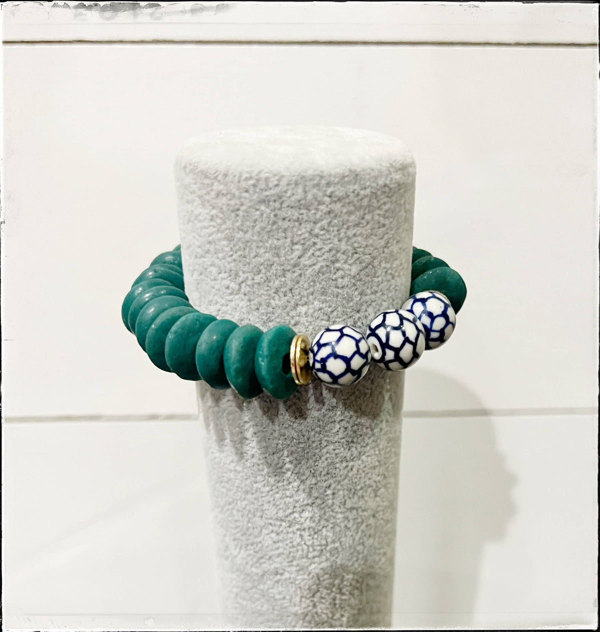 Green Ashanti & Chinoiserie Bracelet