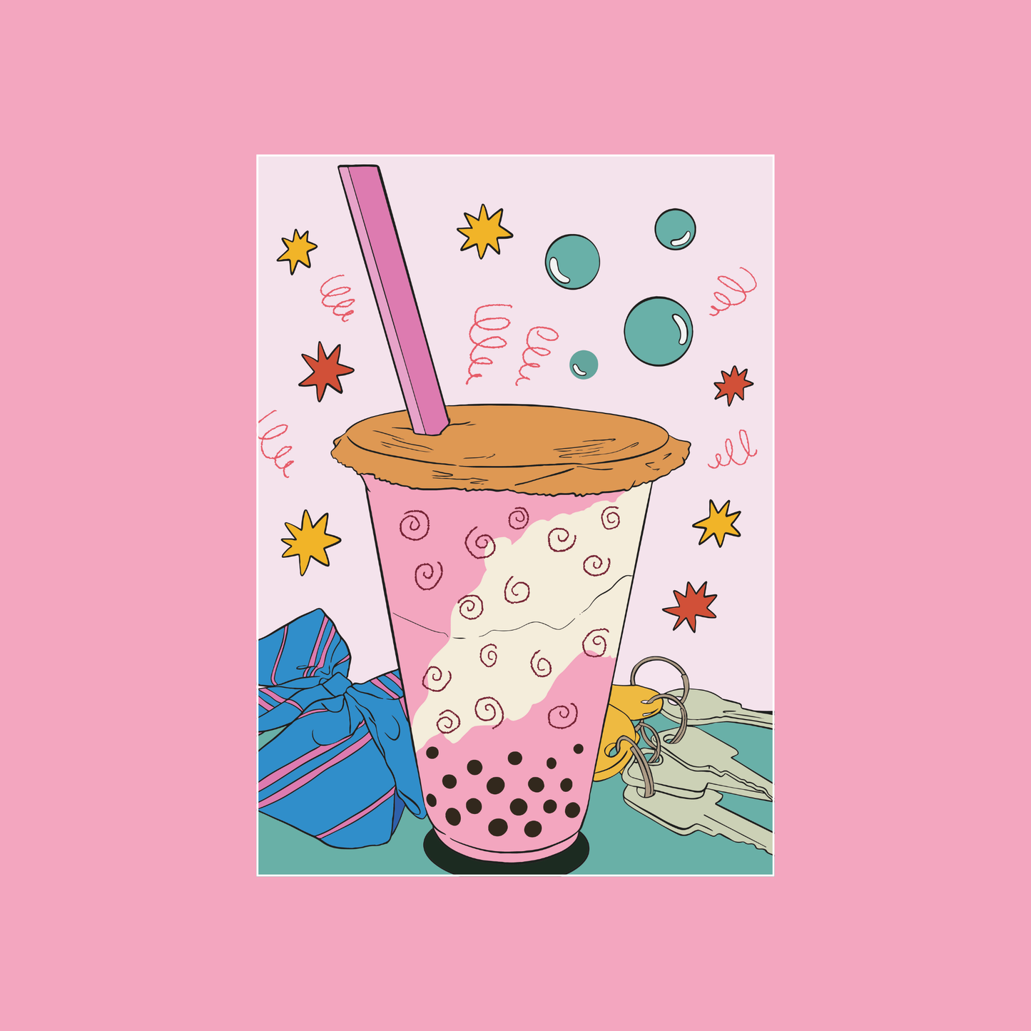 99 Piece Jigsaw Puzzle | Boba Tea