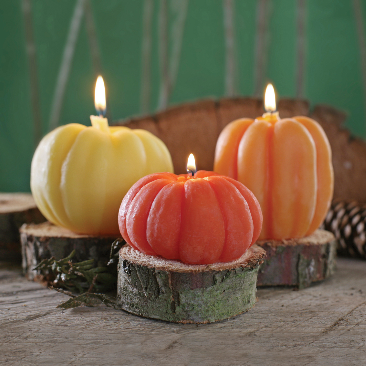 Beeswax Pumpkin Candle