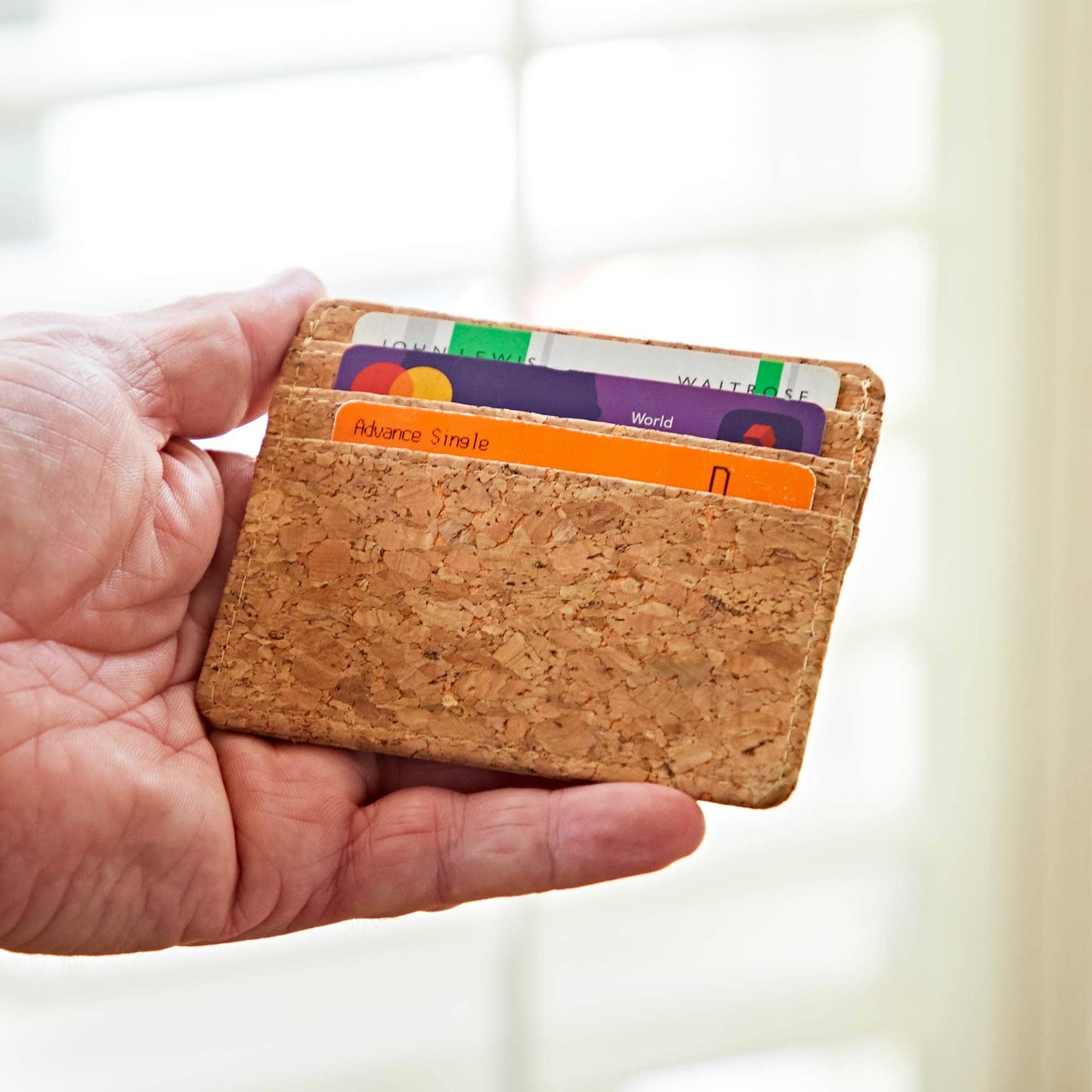 Natural Cork Credit Card Holder