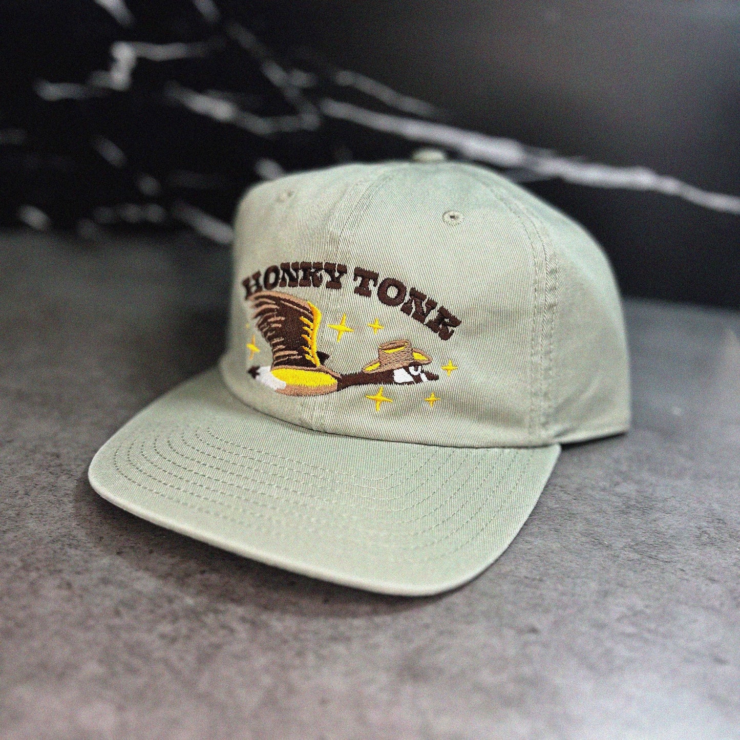 Honky Tonk Embroidered Floppy Cap
