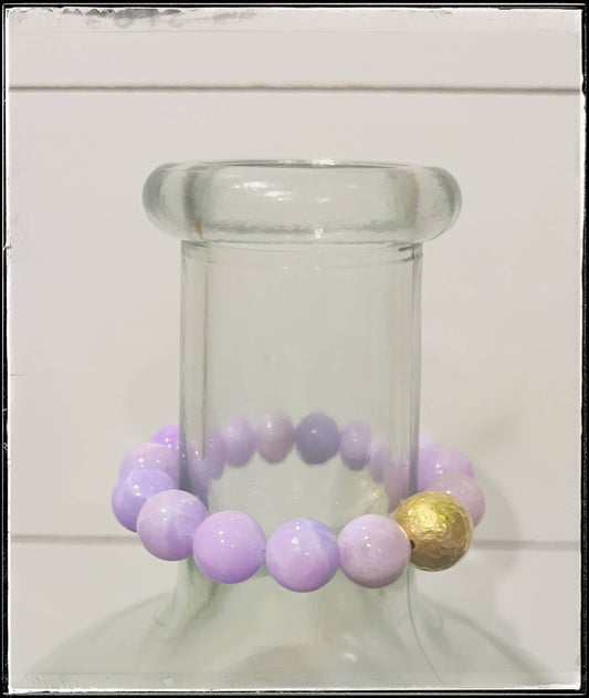 Purple Jade Bracelet