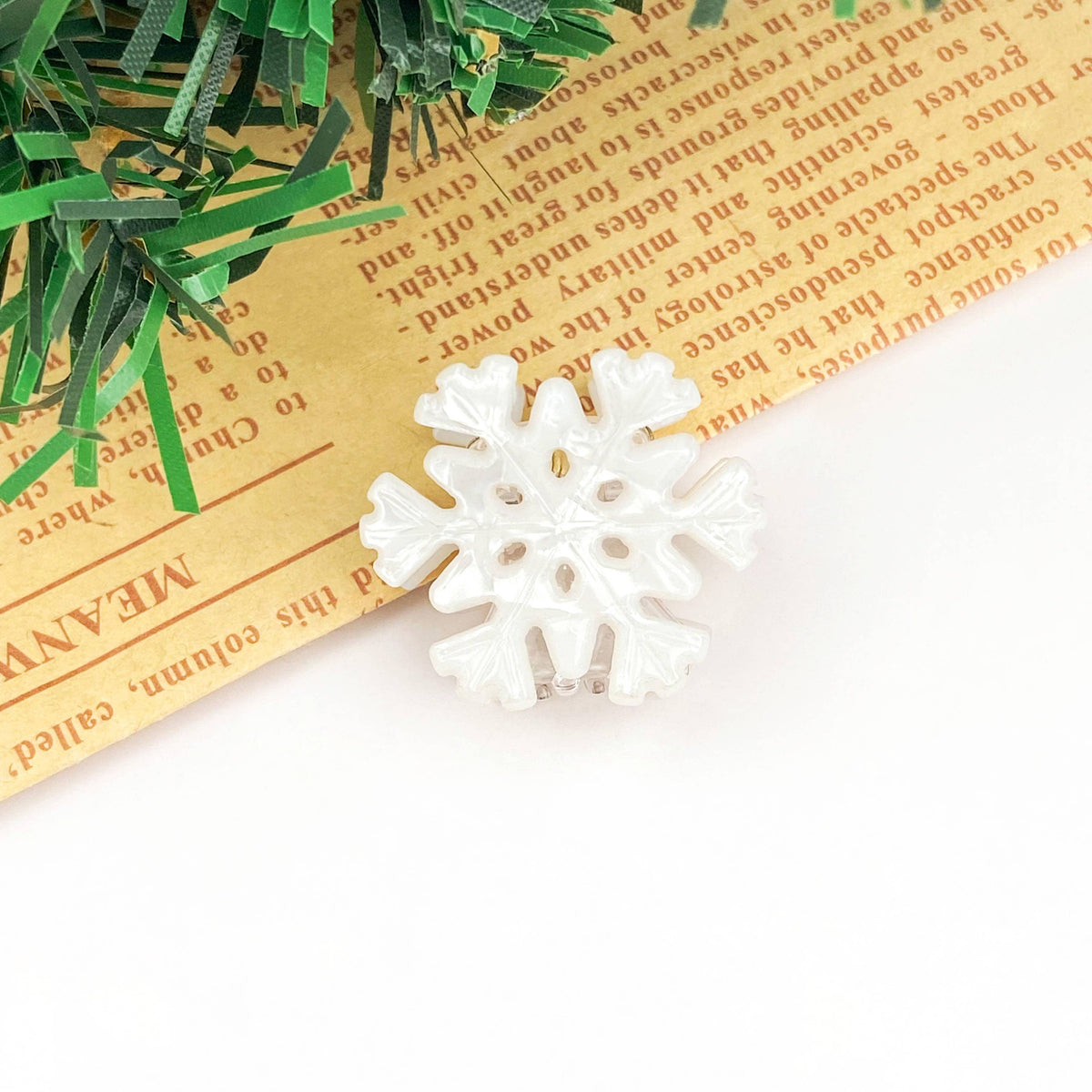 Snowflake Hair Claw