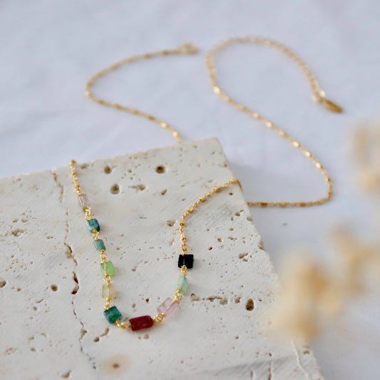 Tourmaline Chip Necklace