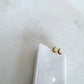 Mini Crescent Moon Stud Earrings