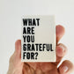 Ceramic Gratitude Magnet