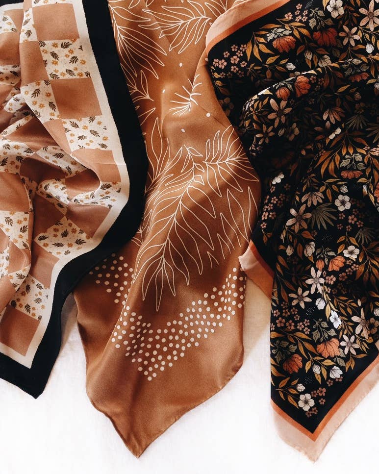 Palms Silk Bandana