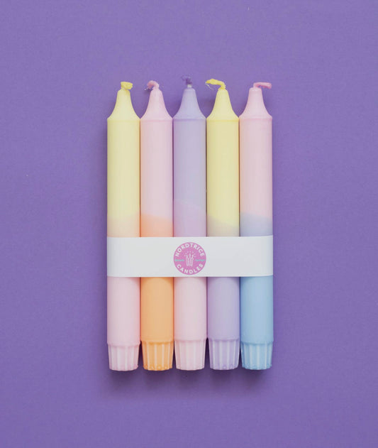 Pastel Taper Candle