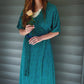 Vintage Silk Wrap Dress