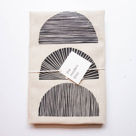 Screen-Printed Natural Cotton Tea Towel