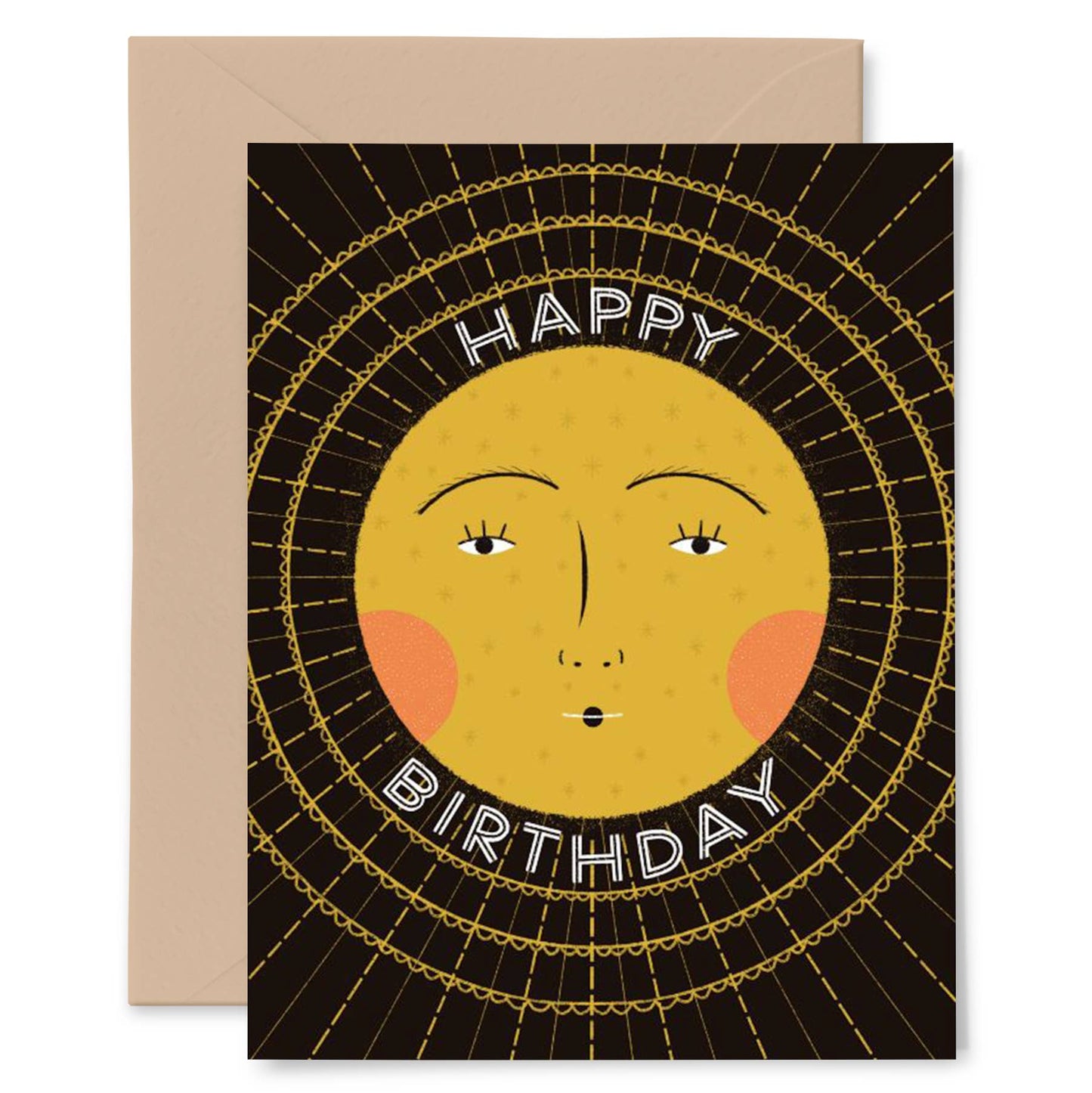 Tarjeta de cumpleaños del sol