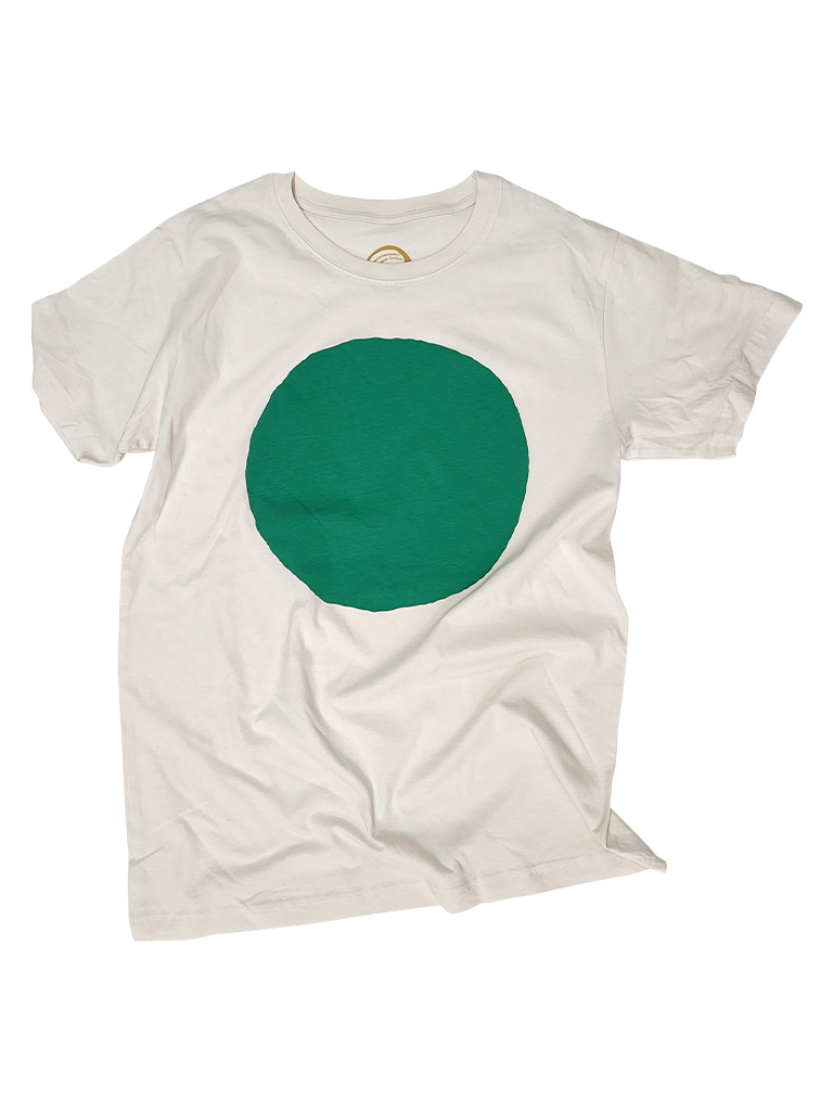 Camiseta circular - Kelly Green