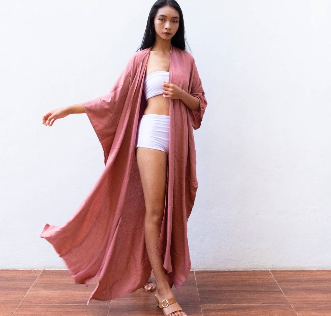 Dusty Rose Kimono