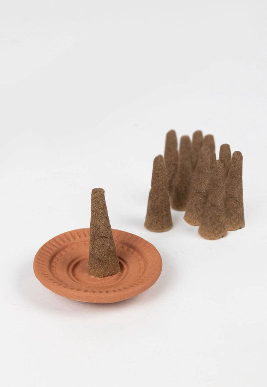 Sandalwood Cone Incense Set