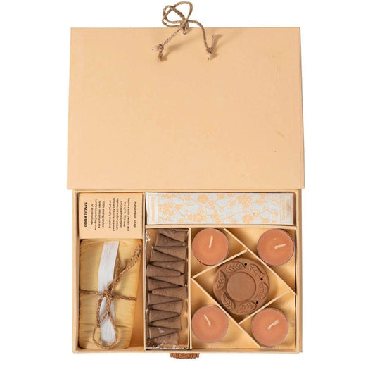 Sandelholz-Räucherstäbchen-Geschenkset (groß)