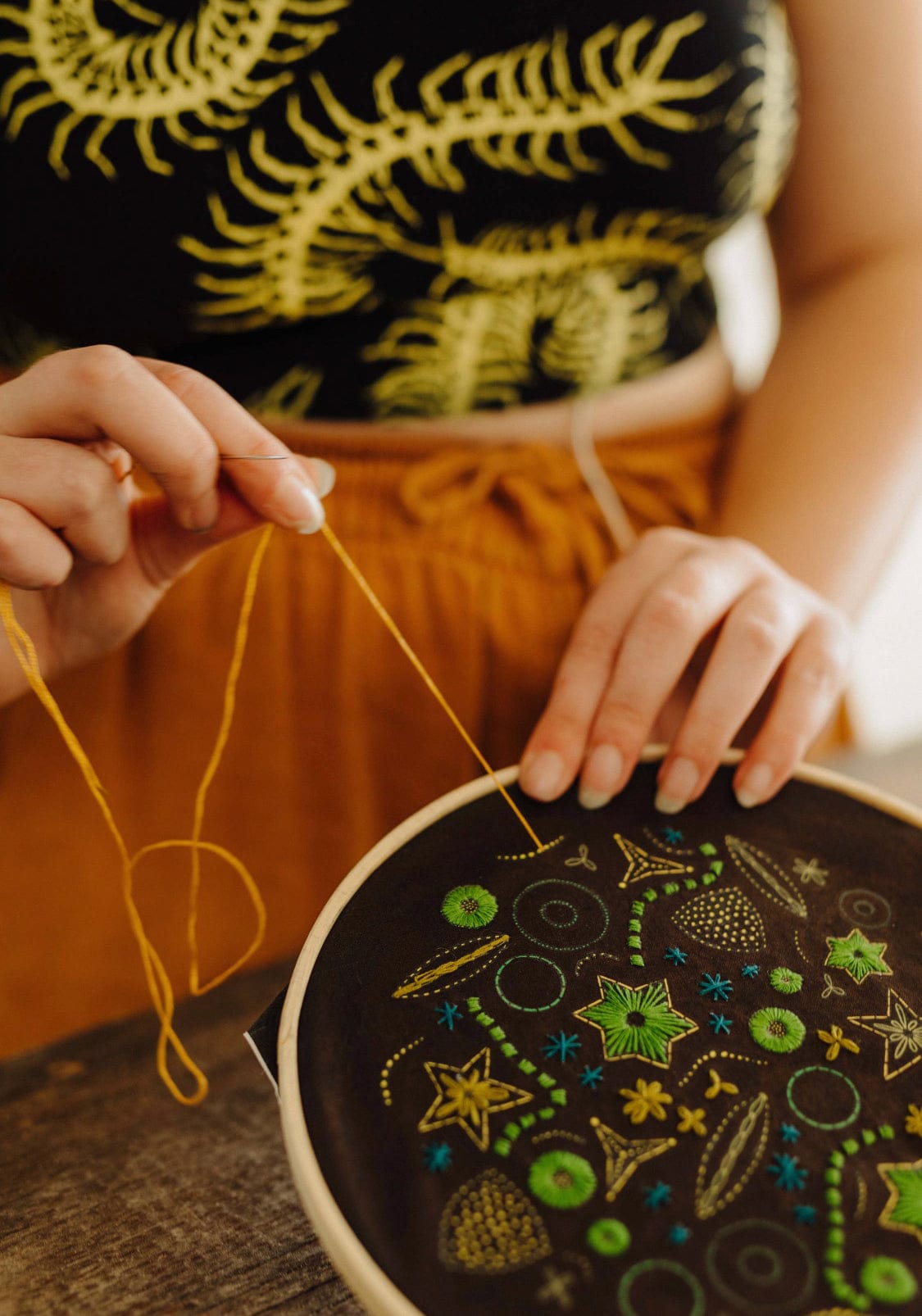 Algae Embroidery Set