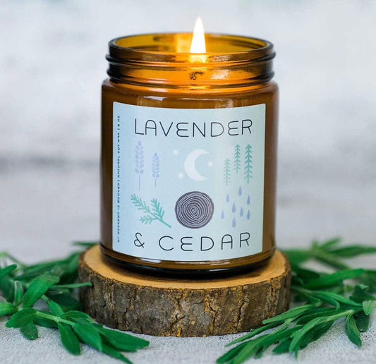 Lavender & Cedar Candle