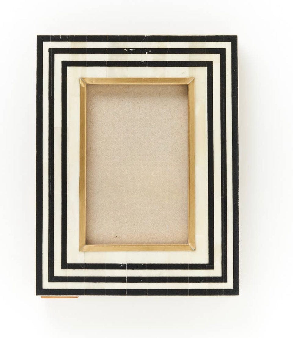 Rajiva Bone & Brass Picture Frame 4 x 6